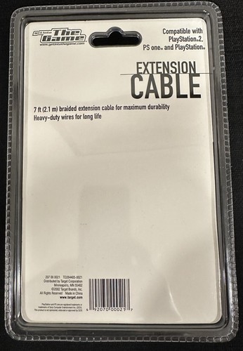 Mad Catz Controller Extension Cable for Playstation PS1,PS2,PS3 7ft Self Storage - Picture 5 of 8