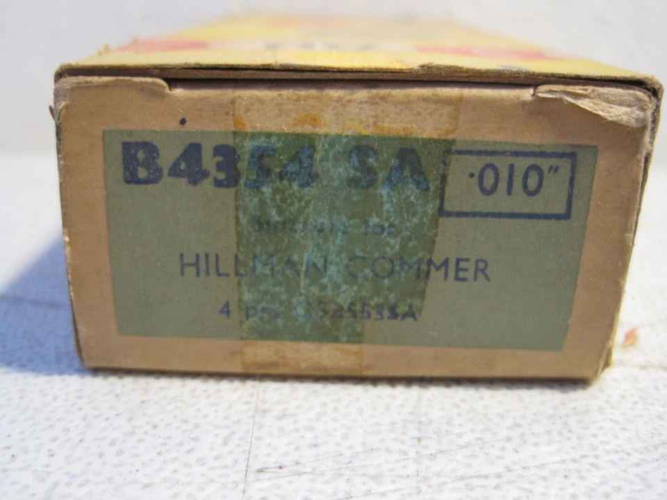 Rodamientos principales Geon Sunbeam, Hillman, Singer +.010 B4354 (JC B2) NUEVO DE STOCK Foto 2 de 2