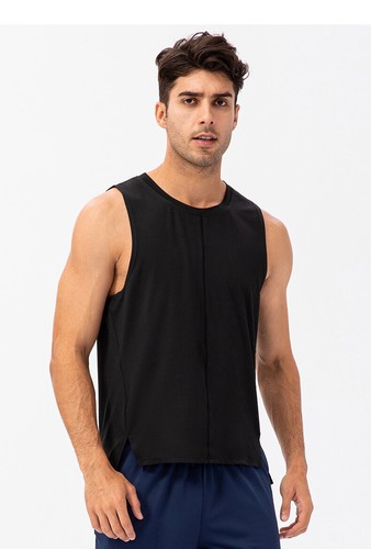 Men Stretch Vest Running Quick Dry Summer Fitness Breathable Gym Sports Tops - Picture 12 of 16