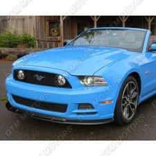 For 2013-2014 Ford Mustang Gt-style Matt Black Front Bumper Body Kit Spoiler Lip For 2013-2014 Ford Mustang Gt-style Matt Black Front Bumper Body Kit Spoiler Lip