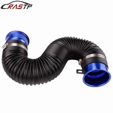 Universal 3'' Flexible Car Cold Air Intake Hose Filter Pipe Telescopic Tube Kit