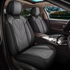 Full Set Car Seat Covers Fit For Jeep Cherokee 2014-2025 Faux Leather Waterproof