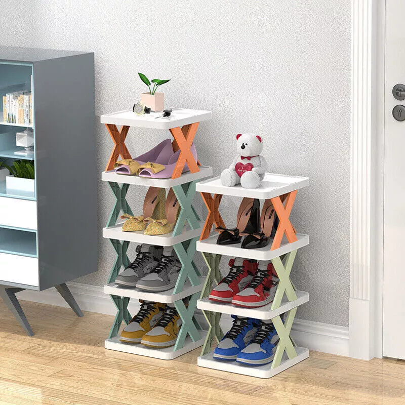 9-Tier Shoe Rack Storage Organizer Small Shoe Rack Narrow DIY