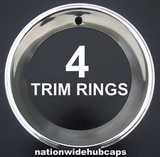 Chevy Pontiac Gm 15x7 15x8 Rally Wheel Trim Rings Deep Dish Beauty Rims Rim Band