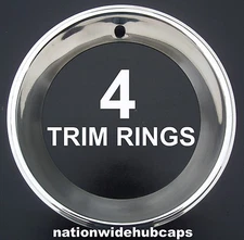 CHEVY PONTIAC GM 15x7 15x8 RALLY WHEEL TRIM RINGS DEEP DISH BEAUTY RIMS RIM BAND