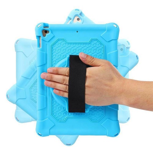 Soft Silicone Stand Handle Case Cover + Strap For iPad 5th 6th Gen Air 1 2 9.7" - 第 24/103 張圖片