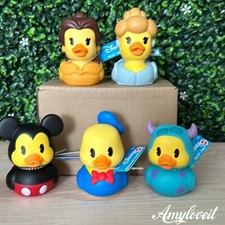 Disney Rubber Duckies Jeep Ducks Set Of 5 NWT