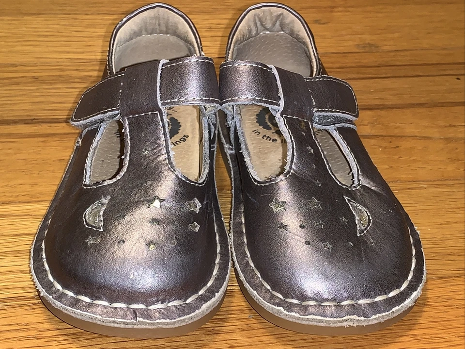 Туфли Livie & Luca Mae оловянные металлик Moon Stars Mary Jane размер 6 - Изображение 3 из 4