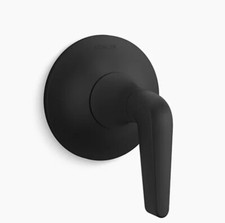 Kohler T22032-4-BL Tempered Transfer valve trim, Matte Black