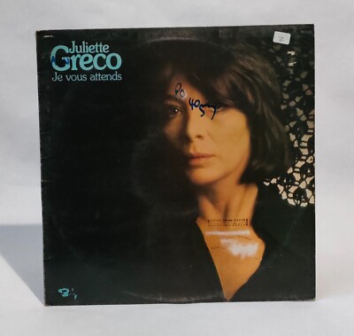 Juliette Greco - Je Vous Attends - Musik Vinyl Record