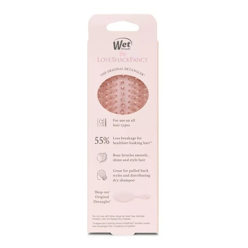 Wet Brush X Love Shack Fancy Mini Smooth Styler Brush - English Ivy Pink - Picture 3 of 7