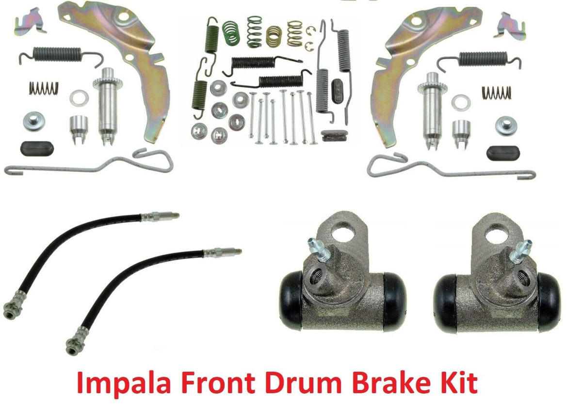 63-64 Impala Front Brake Drum Hardware Kit Wheel Cylinder Brake