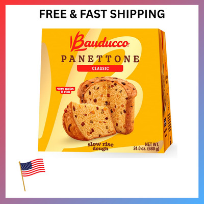 Bauducco Classic Panettone - Moist & Fresh Holiday Cake - Traditional Italian