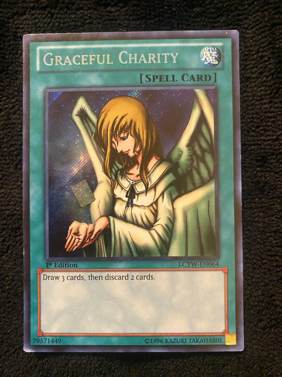 YuGiOh Dark Legends Super Rare Graceful Charity DLG1-EN089