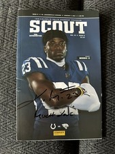 Kenny Moore Signed Indianapolis Colts Scout Program Magazine