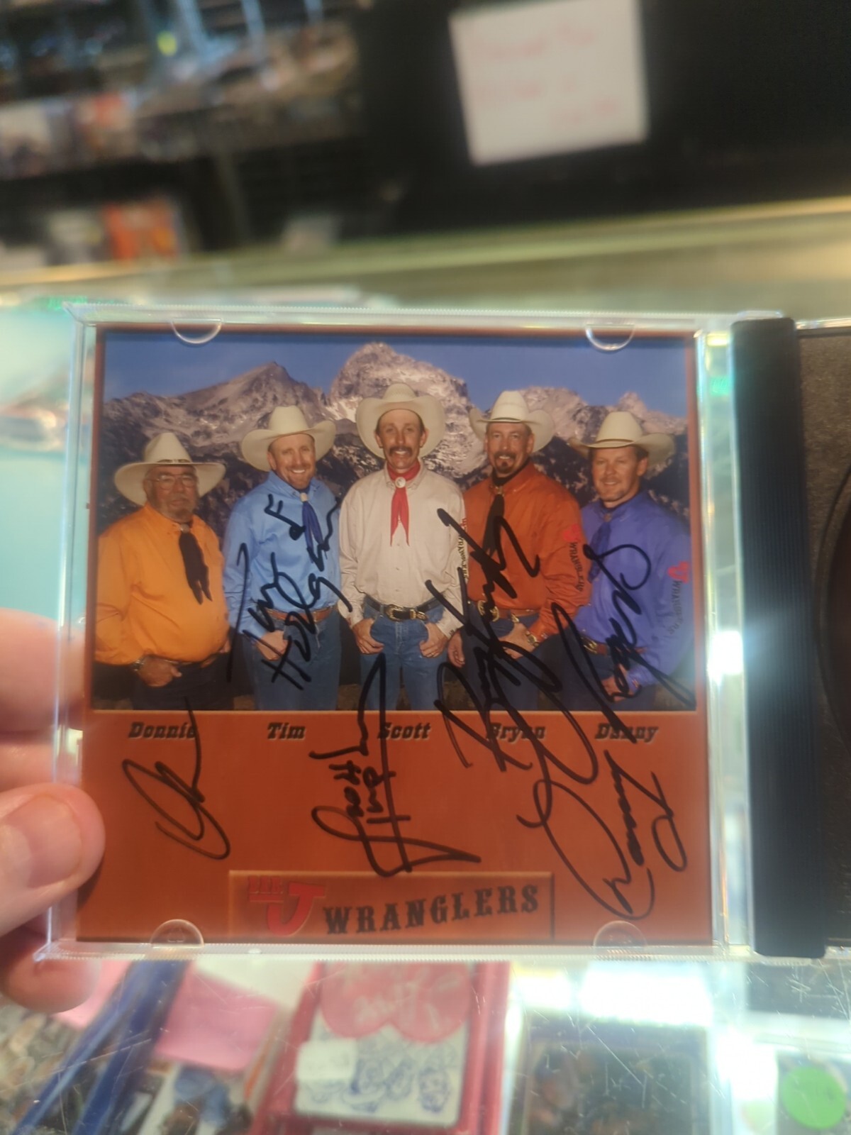 Headin for the Last Roundup by Bar J Wranglers, CD, Autographed Cover