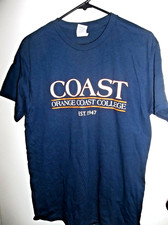 Orange Coast College Socal Pirates Blue Short Sleeve Crew T Shirt Size Medium