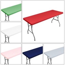 Picnic Table Cloth Stretch Elastic Rectangle Tablecloth Table Covers Outdoors UK