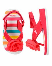 NWT Gymboree SWIM SHOP sz 5-6 Striped Flip Flops Toddler Girls