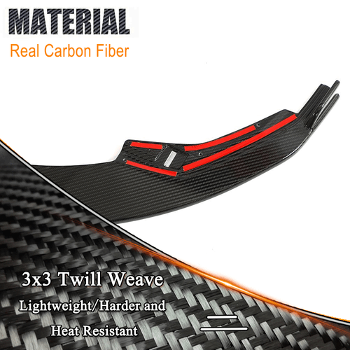 Für Audi S3 8Y 2022-23 Carbon Frontspoiler Frontlippe Front Stoßstangen Spoiler - Picture 6 of 9