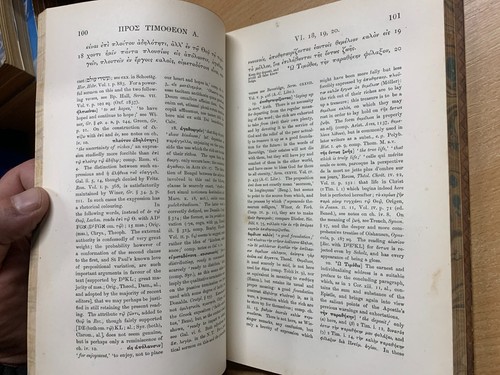 1864 "THE PASTORAL EPISTLES OF ST PAUL" CJ ELLICOTT RELIGIOUS ANTIQUE BOOK (P4) - Picture 11 of 16
