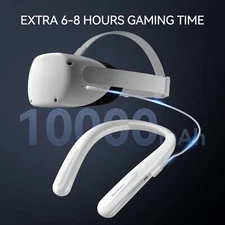 Neck Power Bank For  VR Oculus Quest 3/2 / Pro, Pico 4/4 Pro, HTC Vive, PSVR 2