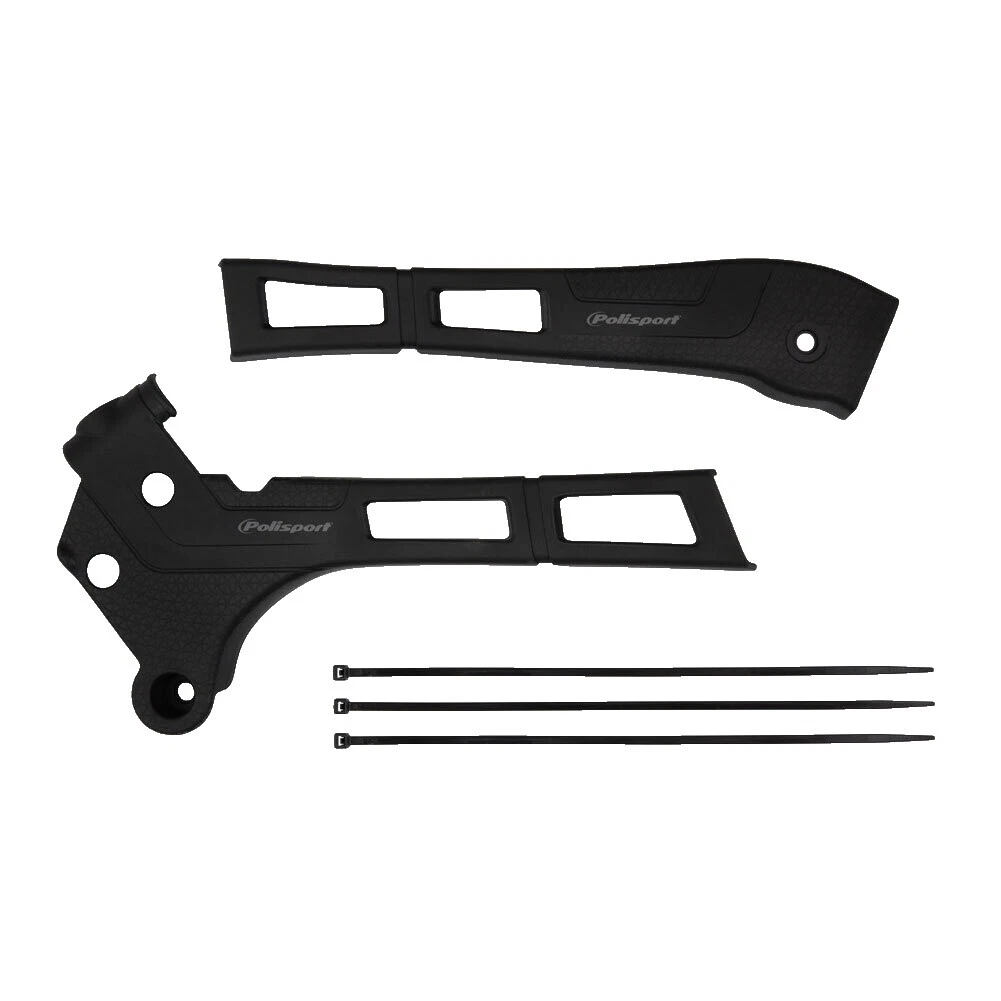 Monturas y piezas de motocicleta y scooter negros Polisport