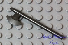 NEW Lego Ninjago STEEL GRAY BATTLE AXE - Kingdoms Castle Knight Minifig Weapon