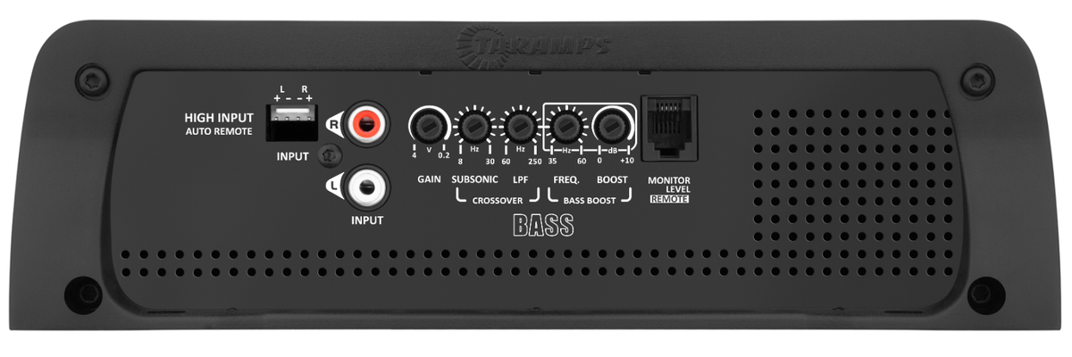 Taramps BASS1200 1チャンネル モノラル アンプ 4Ω1200W Amazon.com: Taramps BASS 1200 4 Ohms 1 Channel Mosfet