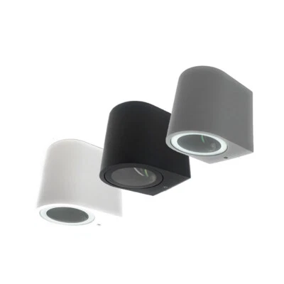 APPLIQUE LAMPADA DA PARETE A MURO GU10 LED PER INTERNO ESTERNO MODERNO FARETTO