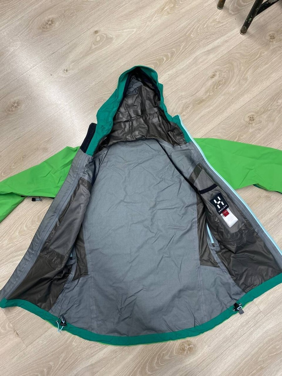 Haglofs Spitz Rock Hard Gore Tex Pro Shell Waterproof Green Jacket