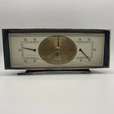 Vintage Airguide Barometer Temperature Humidity Weather Station USA
