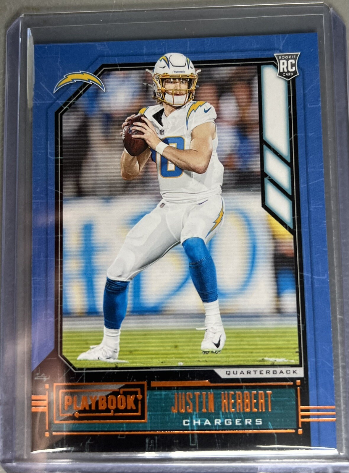 2020 Panini Playbook - Rookies Orange Justin Herbert #103 (RC)