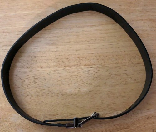 Levi's Boy's Boy Youth Belt Black Brown L 30-32 Imitation Leather Mint Condition - Picture 2 of 11