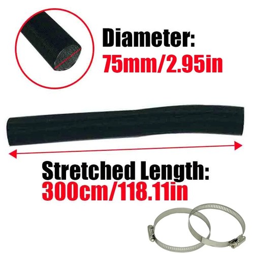 25/42/60/75/80mm Duct Pipe Air Diesel Parking Heater Conditioner Ducting 3M/5M - Foto 21 di 26