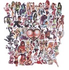 Stickerbomb 50 x Set Frauen Sexy Teufel Aufkleber Sticker Gothic