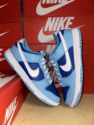 Brand New Nike Dunk Low Retro QS Argon Blue Size 10 Men DM0121-400