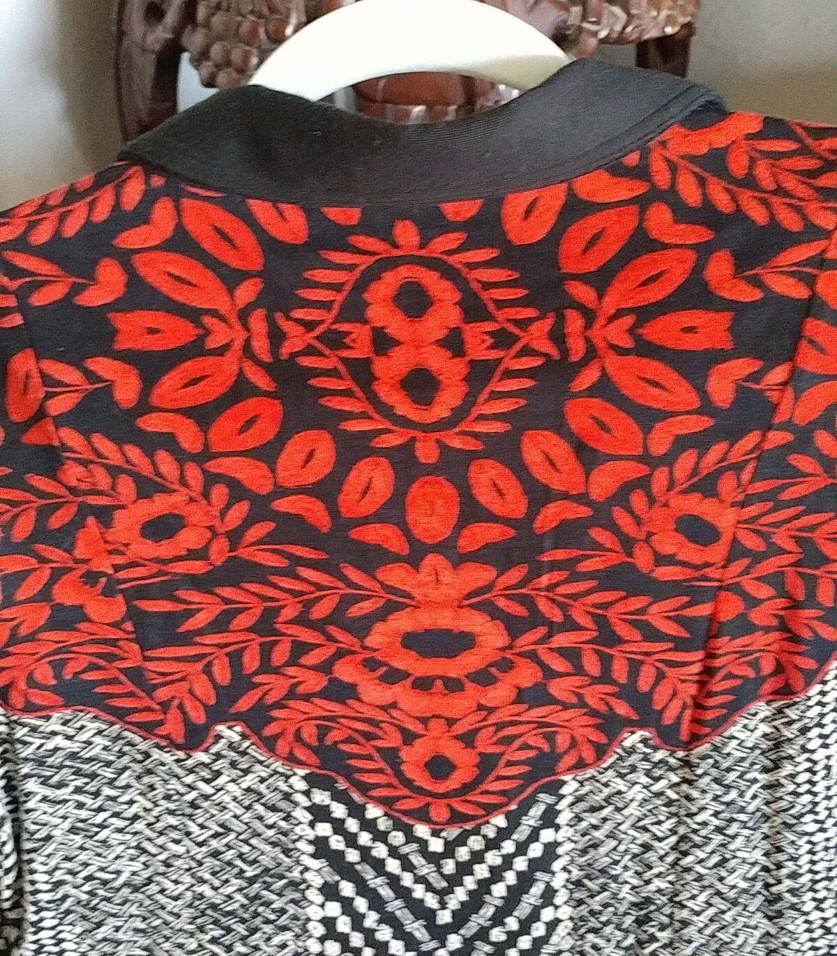 Soft Surroundings Multi Colored Snap Button Knit … - image 4