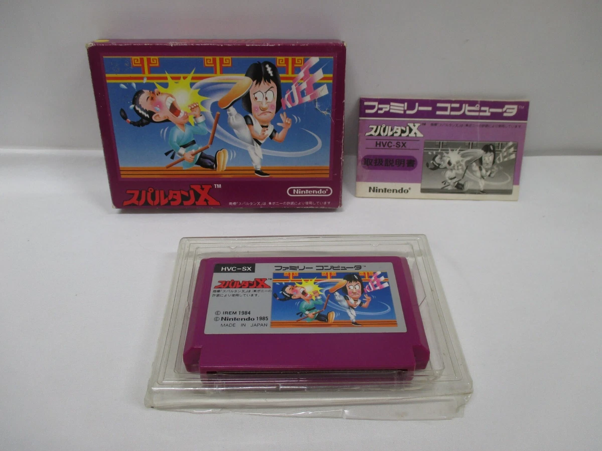 NES Spartan X Kung Fu Master Box. Famicom JAPAN Game