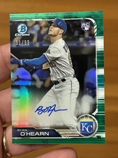 2019 Bowman Chrome RYAN O'HEARN Rookie Refractor AUTO #CRA-ROG Green /99 Ohearn