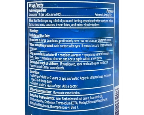 Fruit of the Earth Aloe Vera Cool Blue Gel - 20 oz (567 g) - Picture 3 of 3