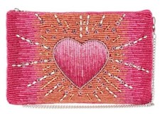  NEW Mary Frances  Tickled Pink  Crossbody Phone Bag