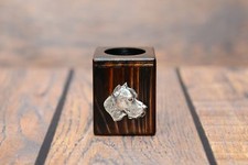 Dogue Argentin - Bougeoir Avec L'Image D'Un Chien, Type ArtDog 2 DE