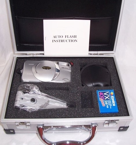 Vintage Ouyama 35MM Automatic Point and Shoot Camera with film and case NEW - 第 3/9 張圖片