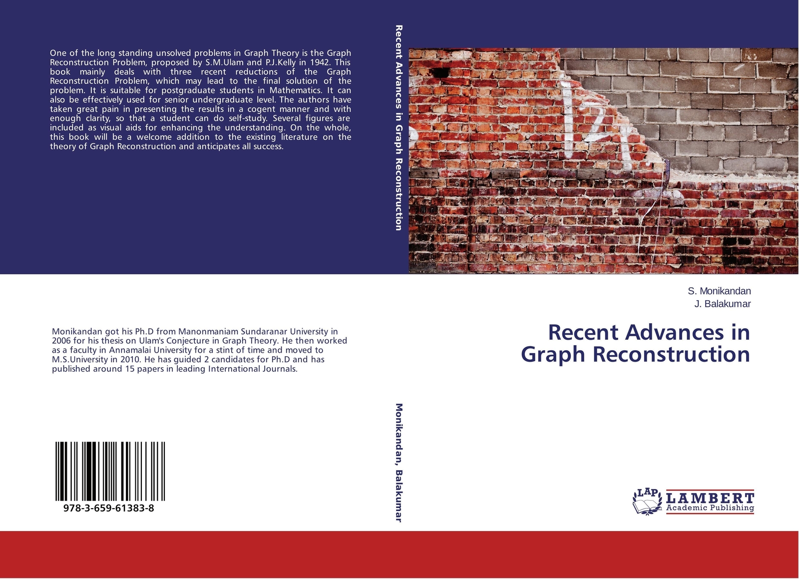 Thumbnail - Recent Advances In Graph Reconstruction S. Monikandan (u. A.)