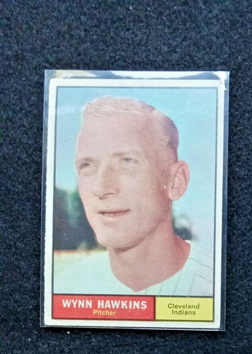 1961 Topps Baseball Card #34 WYNN HAWKINS Indians EXMT