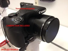 FRONT SLIP-ON LENS CAP DIRECTLY TO CAMERA CANON POWERSHOT S5IS S5 IS+HOLDER 