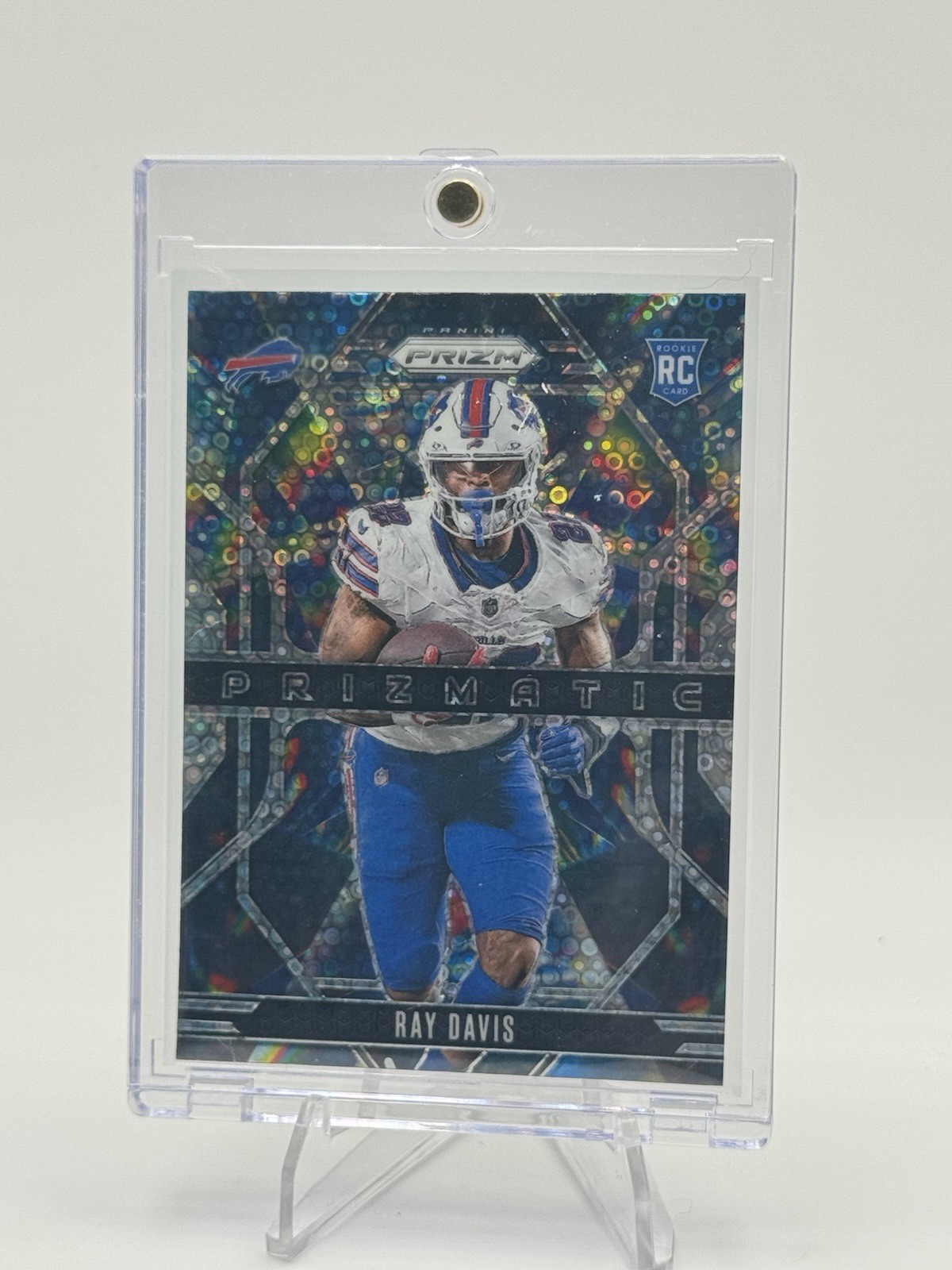 2024 Panini Prizm Prizmatic Ray Davis #18 No Huddle Disco