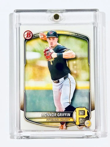 Konnor Griffin  RARE ROOKIE RC INVESTMENT CARD  BOWMAN DRAFT PIRATES  ROY MINT