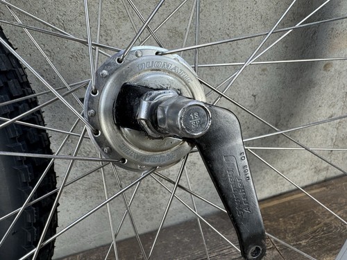 Paire De Moyeux De Roue Anciens – Sturmey Archer – Pour Vélo Course / BMX – Noir
